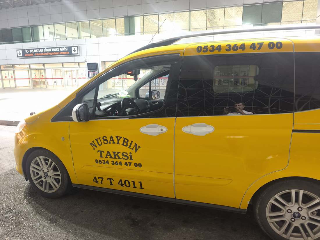 Nusaybin Taksi sarı ticari taksi aracı, 47 T 4011 plaka